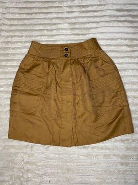 J.Crew High Waisted Brown Skirt with Pockets